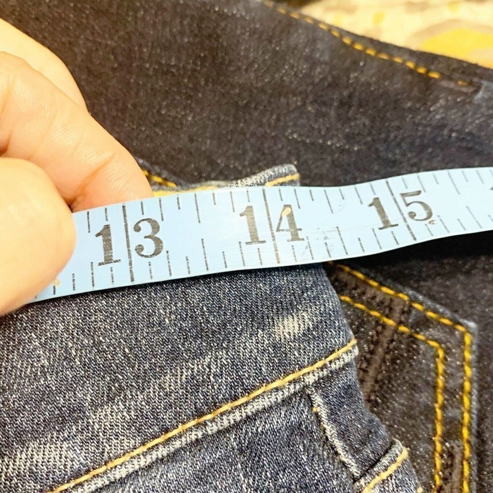 7 For All Mankind Raw Hem Gwenevere Ankle Jeans - Picture 9 of 10